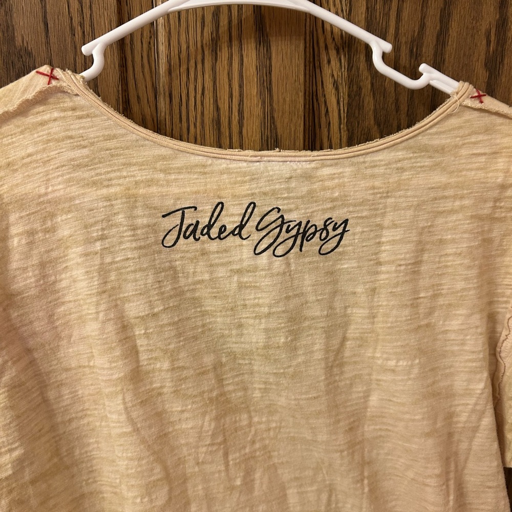 Jaded Gypsy Wild Heart Gypsy Soul Graphic Tee Small/Medium - Picture 8 of 10